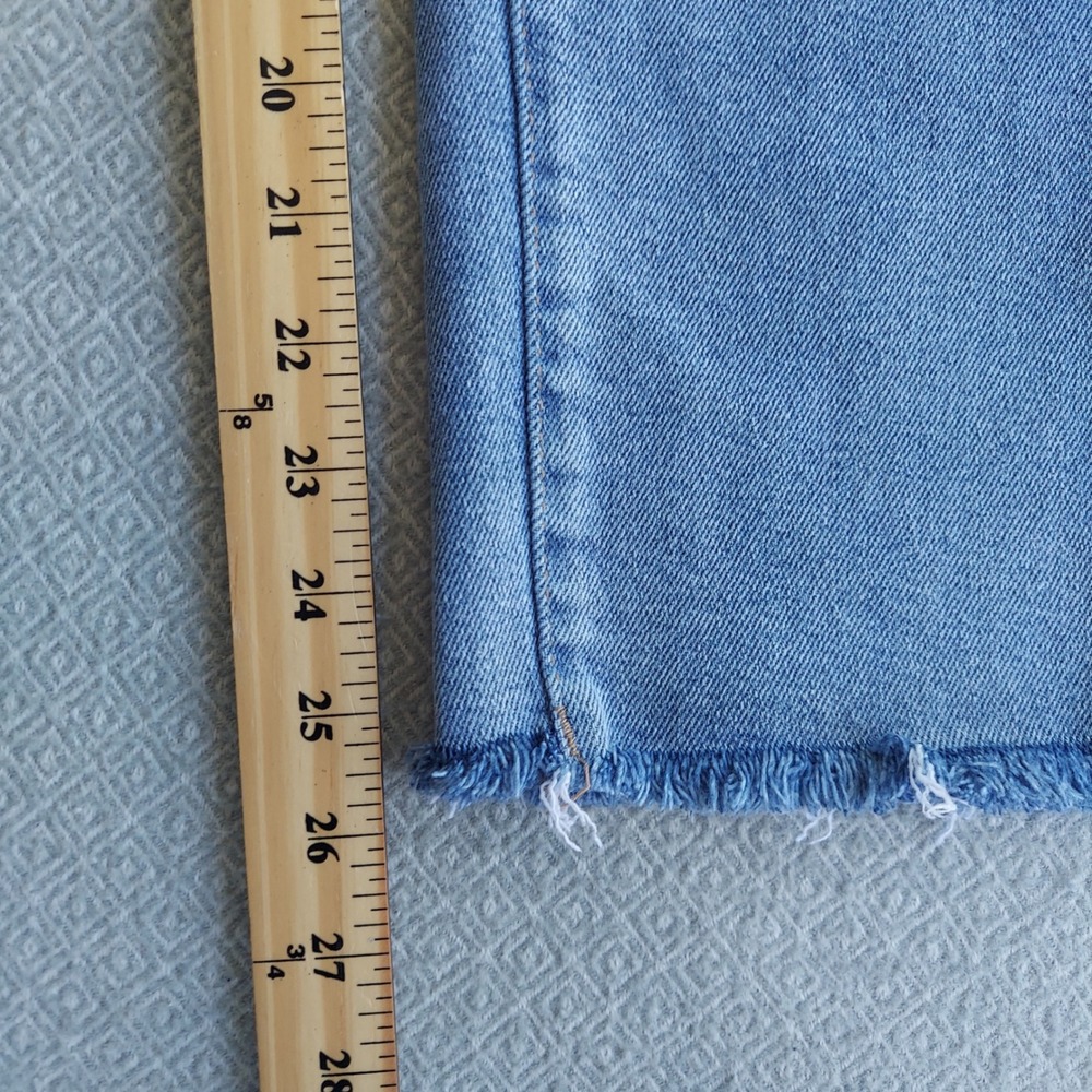 Kensie Jeans Women 6/28 Blue The Slim Vintage Luxe Distressed Ripped - Picture 5 of 6